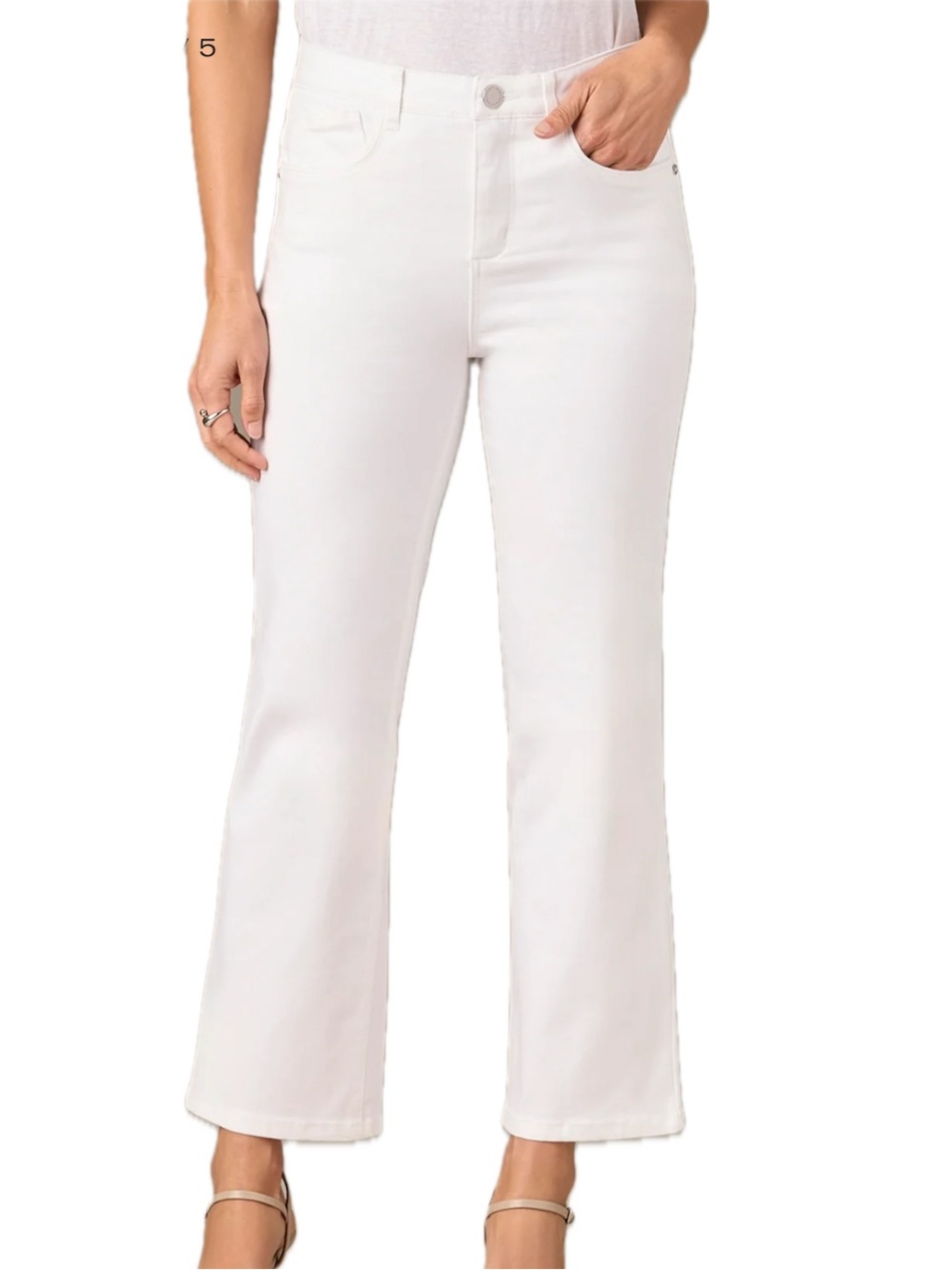 Wit & Wisdom Bennett High Rise Cropped Barely Boot Petite Jeans 12P